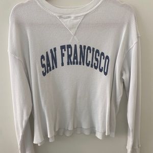 BRANDY MELVILLE White Thermal Graphic